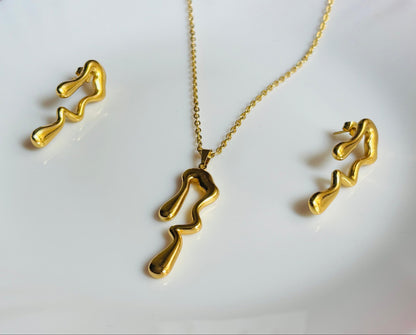 everyday jewelry; 18 gold plated; anti tarnish; elegant; cool