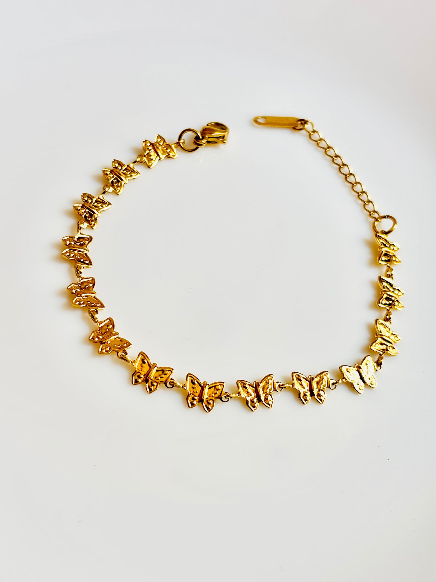 Butterfly, gold plated, long lasting, durable, vibes, aesthetic, classic, tarnish free
