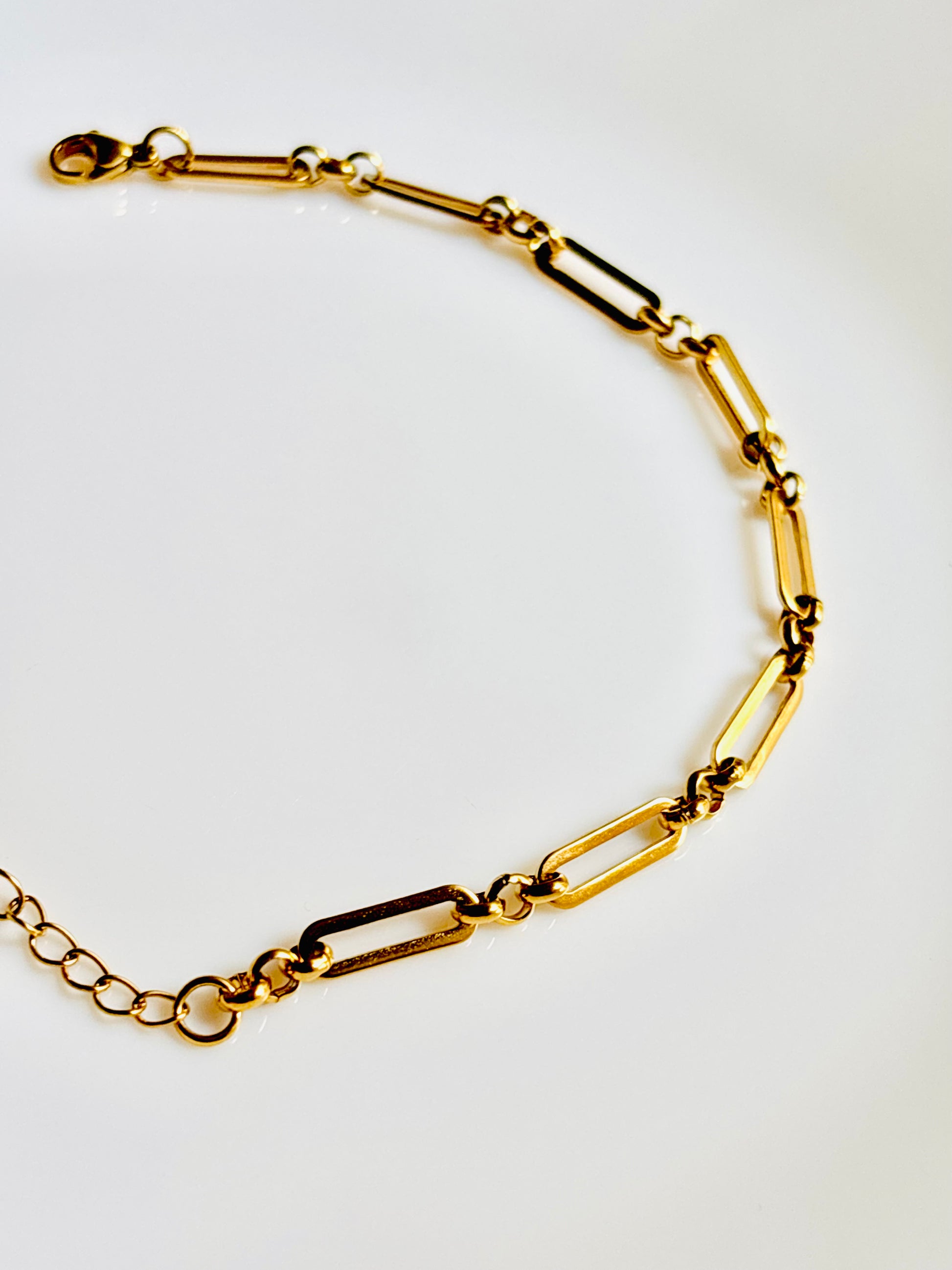 gold bracelet, chain, waterproof, bracelet