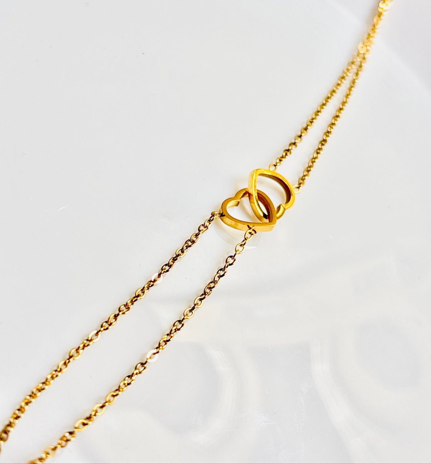 hearts; bracelet; waterproof; anti tarnish; trendy; gemstory