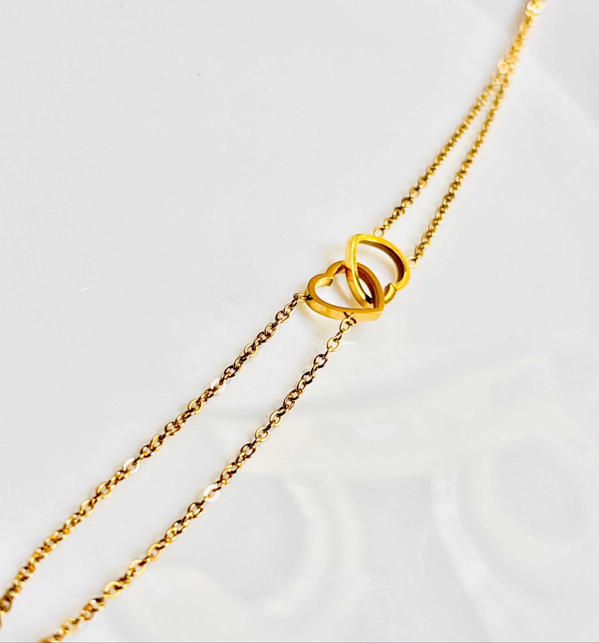 hearts; bracelet; waterproof; anti tarnish; trendy; gemstory