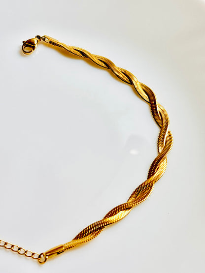 Golden Tangle 18k Gold-Plated Bracelet