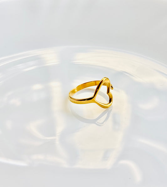 Passion Heart Anti Tarnish Ring