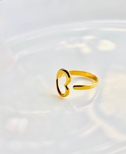 Passion Heart Anti Tarnish Ring