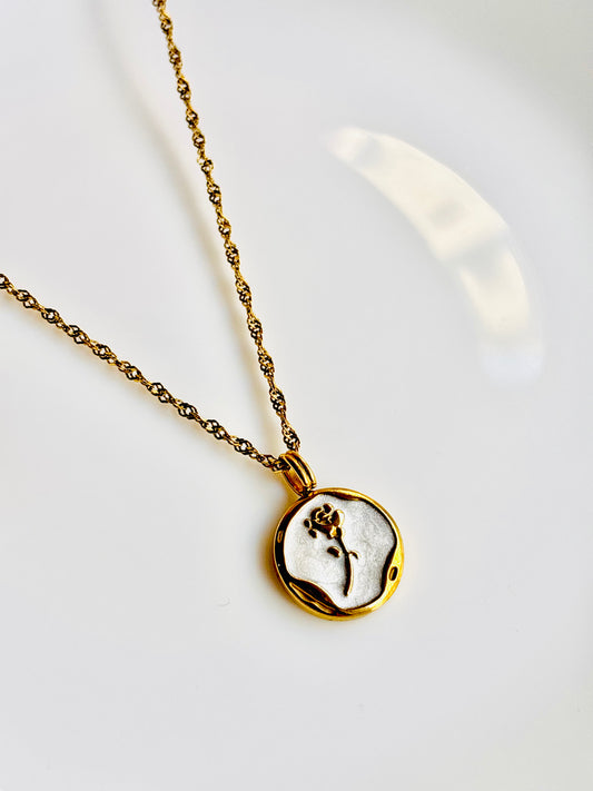 Flora Anti Tarnish Pendant Charm