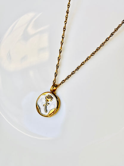 Flora Anti Tarnish Pendant Charm