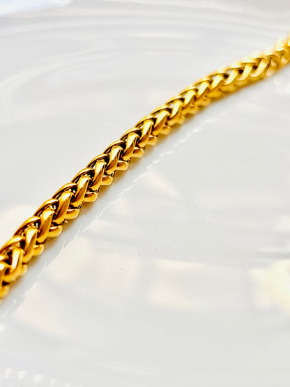 gold, bracelet, dainty, cute, vibe, premium