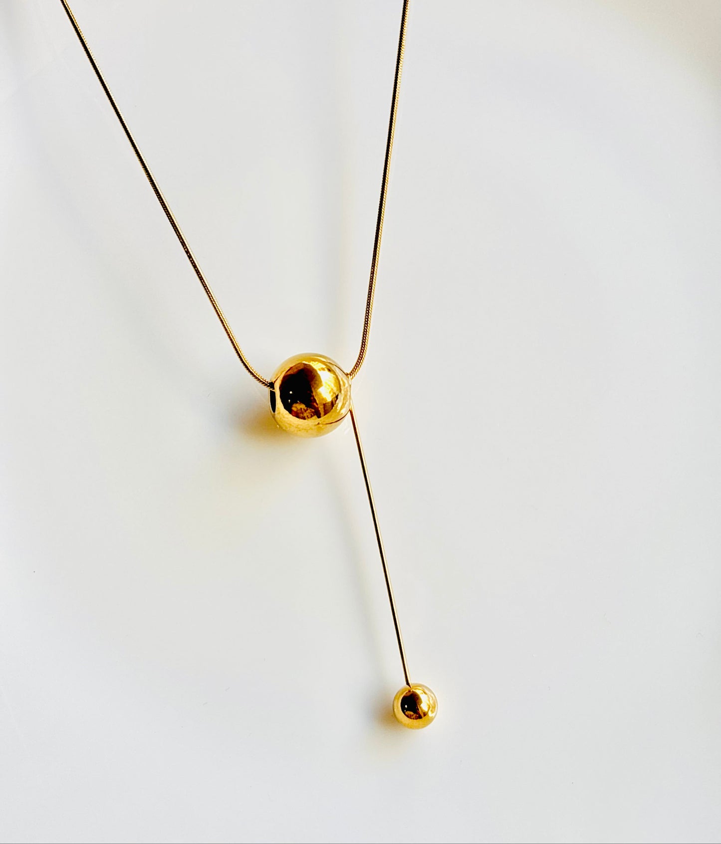 Pendulum, charm, shiny, golden, chain, adjustable