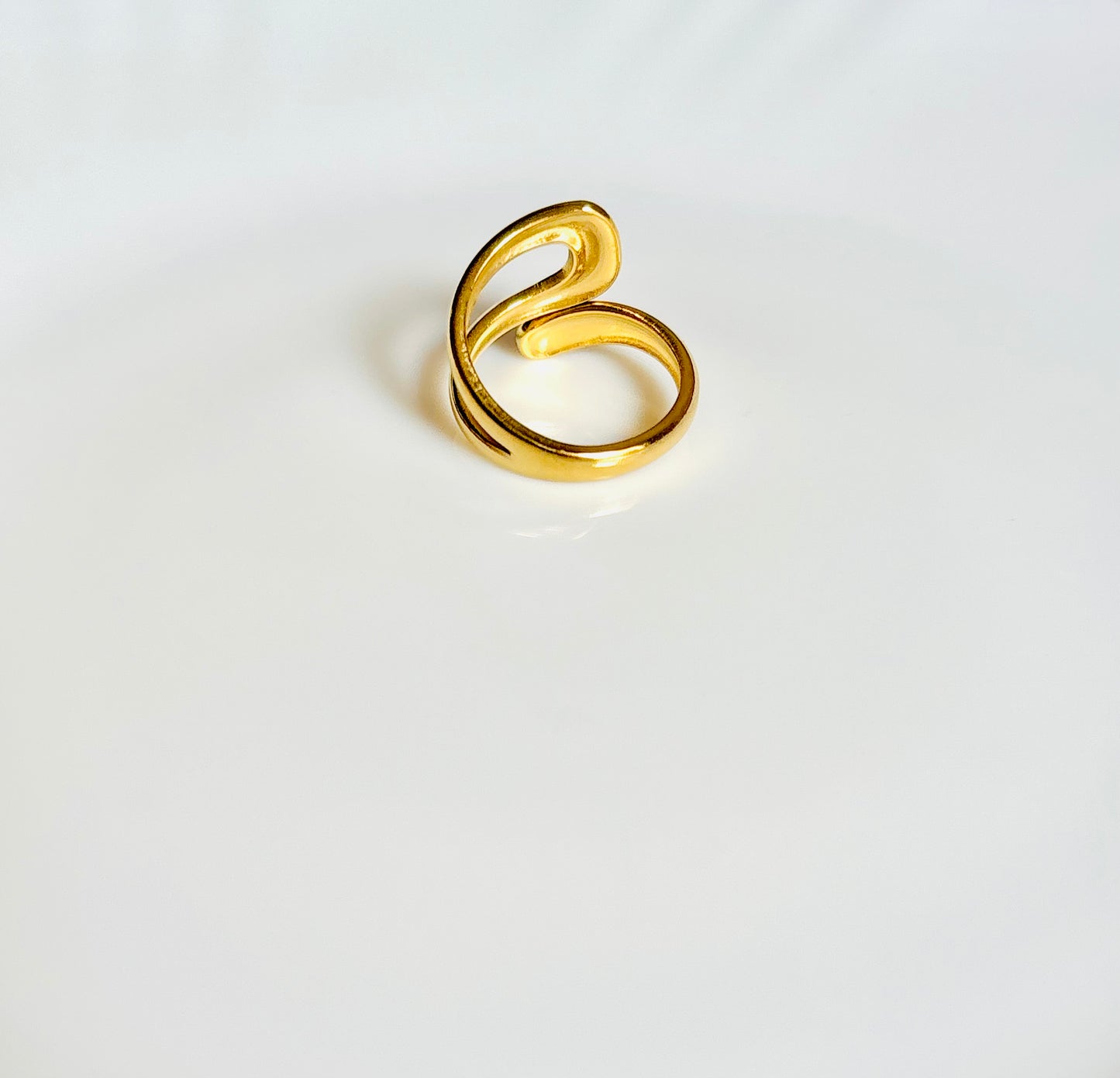 Twisted 18K Gold Plated Ring