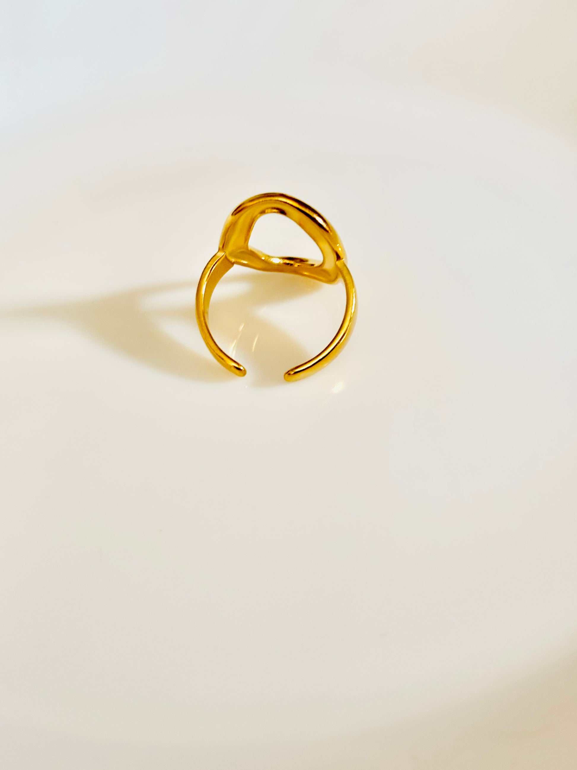 golden ring; waterproof; jewellery; office; funky; cute; trend